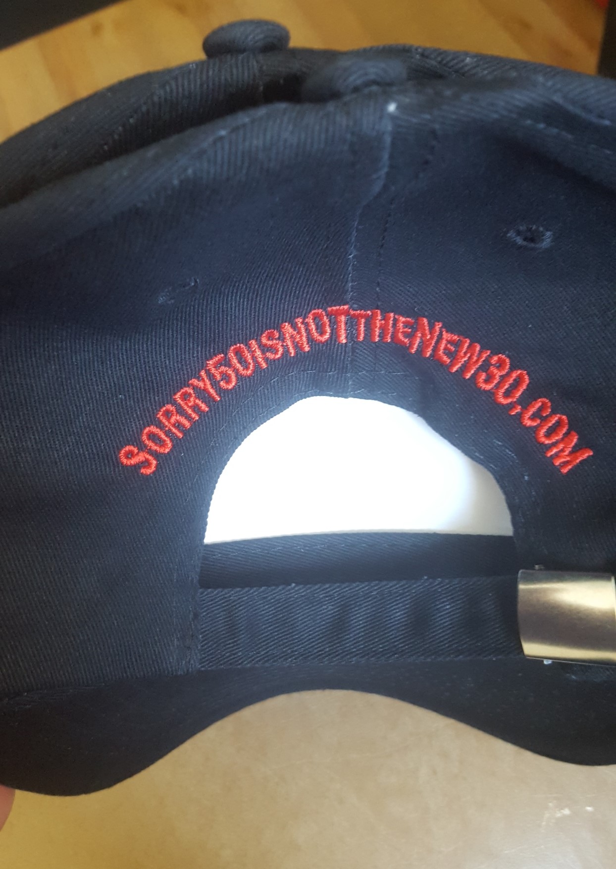 #50AINT30 Black Cap - Image 2